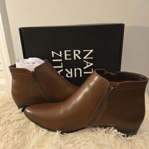 Naturalizer Tan Ankle Booties